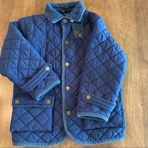 polo Ralph Lauren blue tufted corduroy jacket 3t